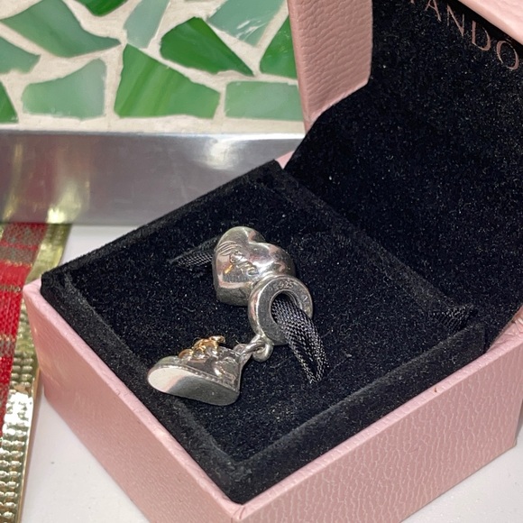 New Pandora 2 Piece Mother Christmas Gift Set (Pink Box Included) - Picture 5 of 7